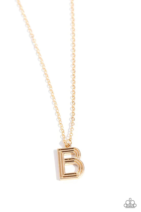 Leave Your Initials B Gold