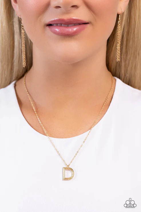 Leave Your Initials D Gold