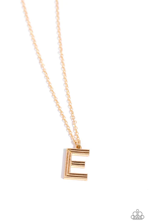 Leave Your Initials E Gold