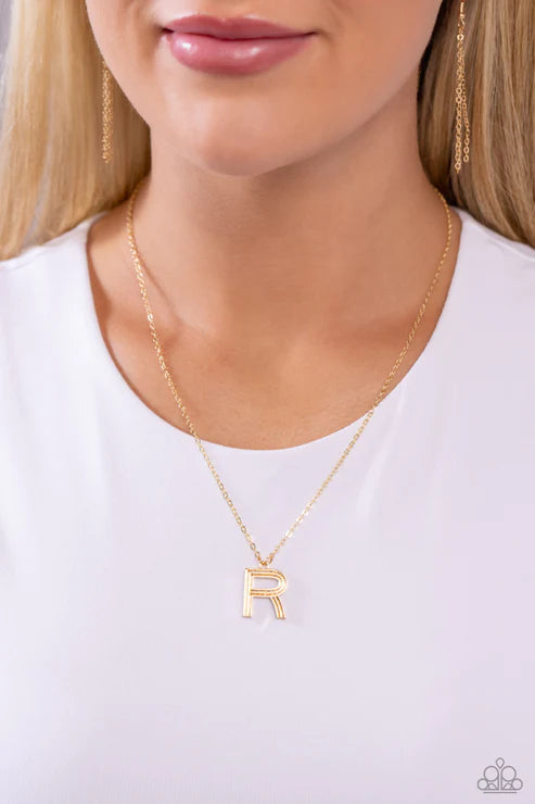 Leave Your Initials R Gold
