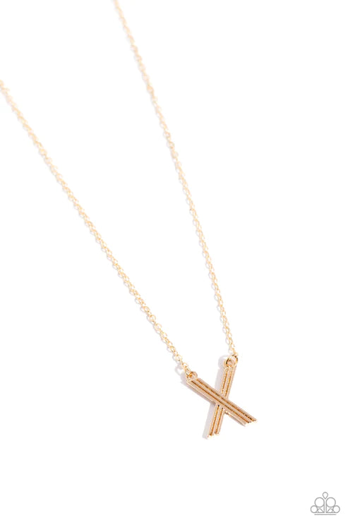 Leave Your Initials X Gold
