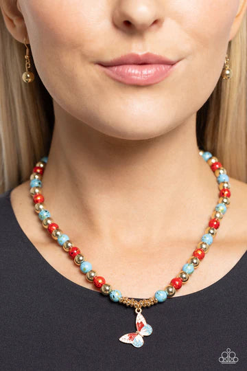 Speckled Story Red