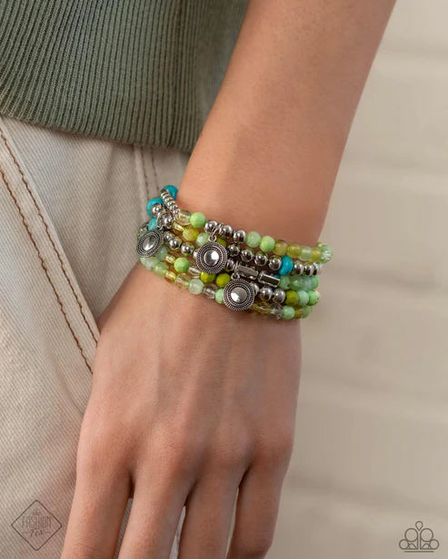 Piquant Pattern Poignant Pairing Green