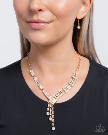 Diagonal Dazzle Gold