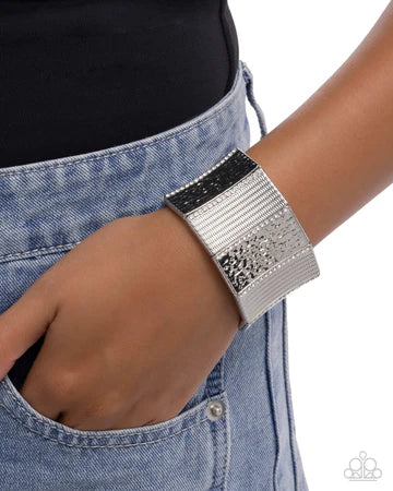Textured Title Silver