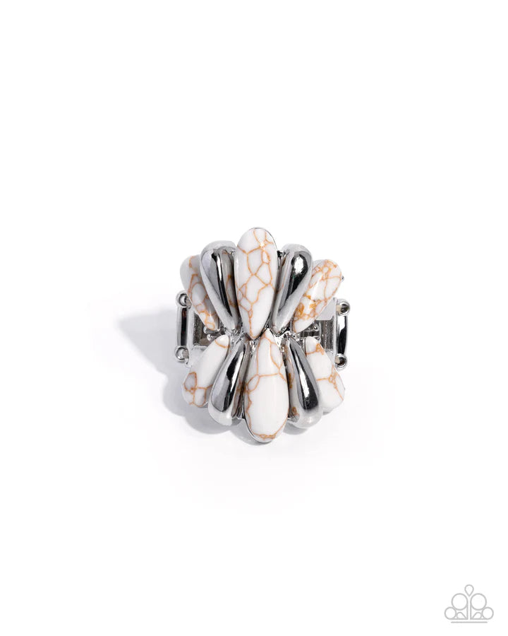 Teardrop Throng White