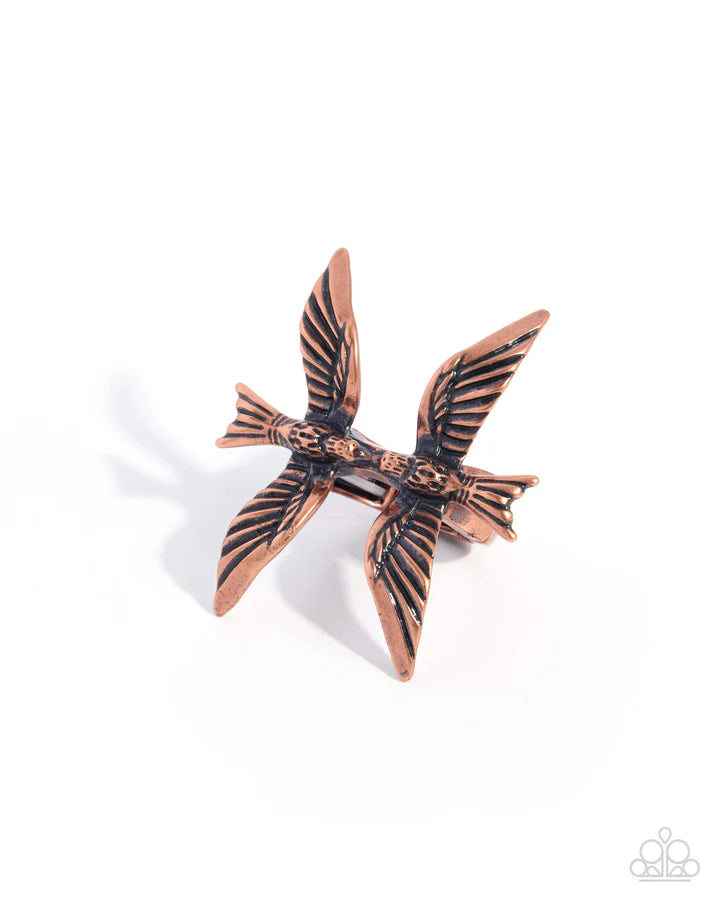 Free-Spirited Feathers Copper
