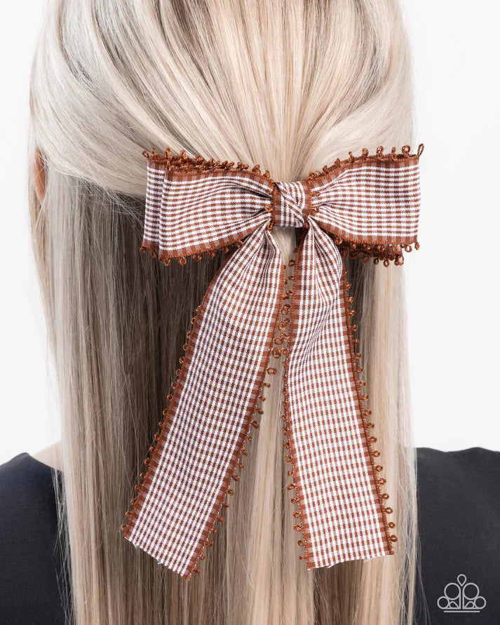 Checkered Chic Brown