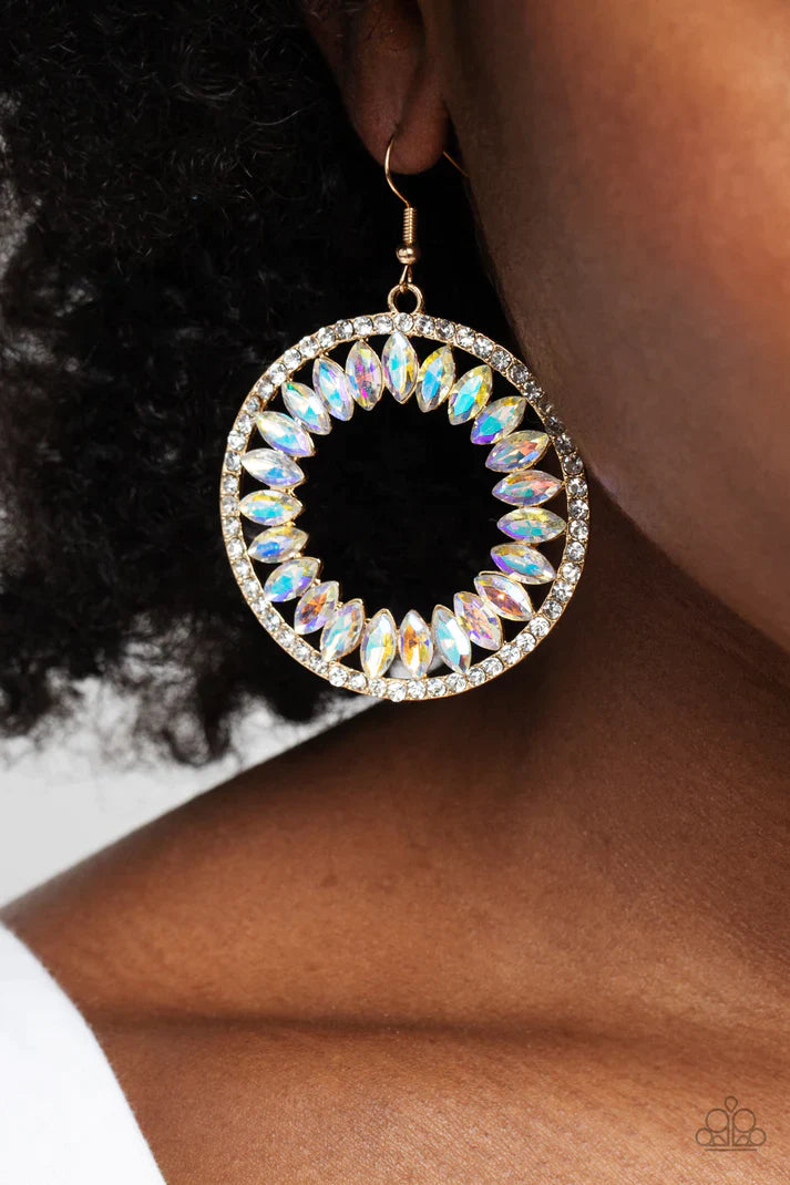 Cosmic Curator Wall Street Wreath Gold
