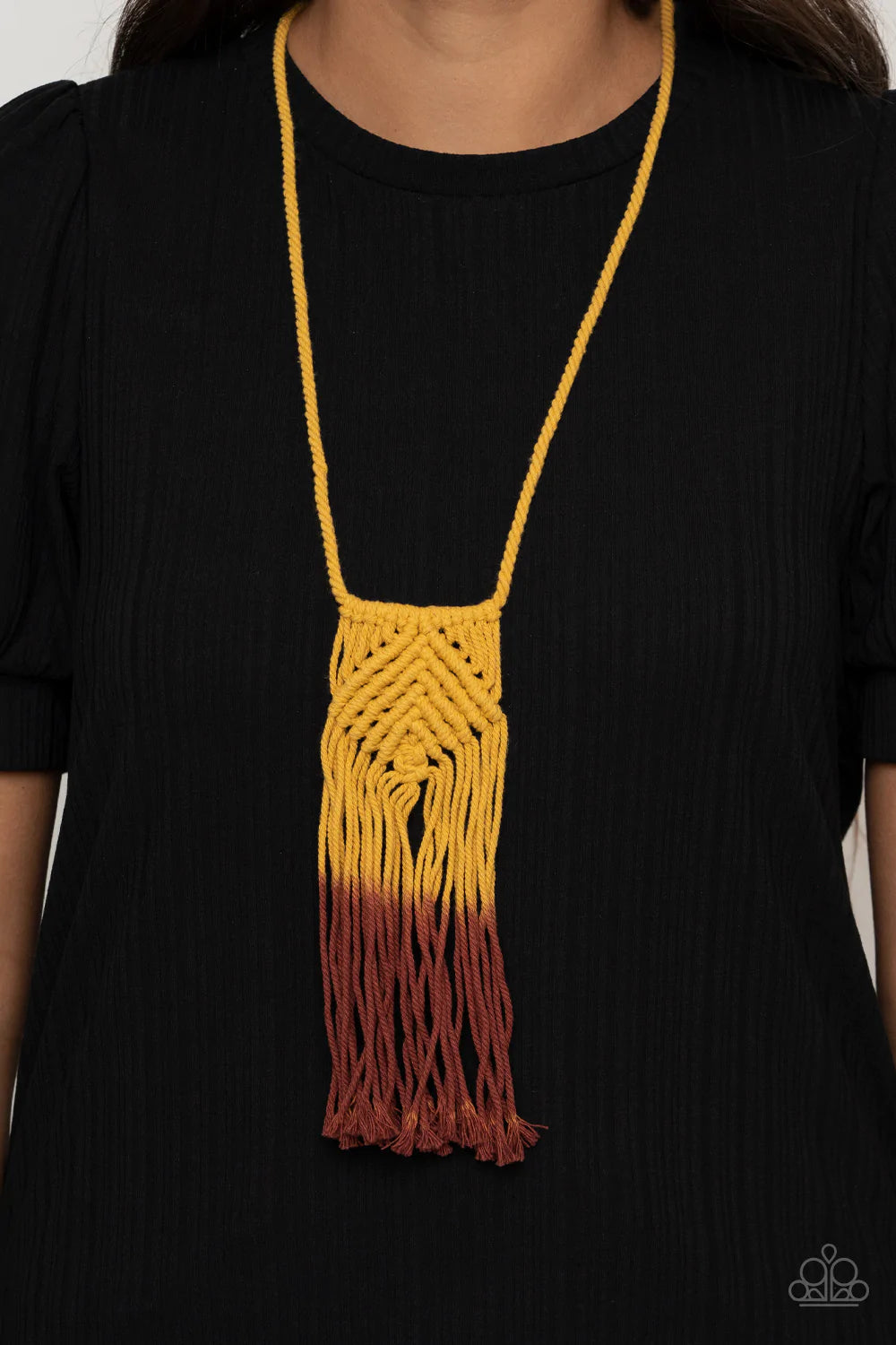 Look At MACRAME Now Yellow