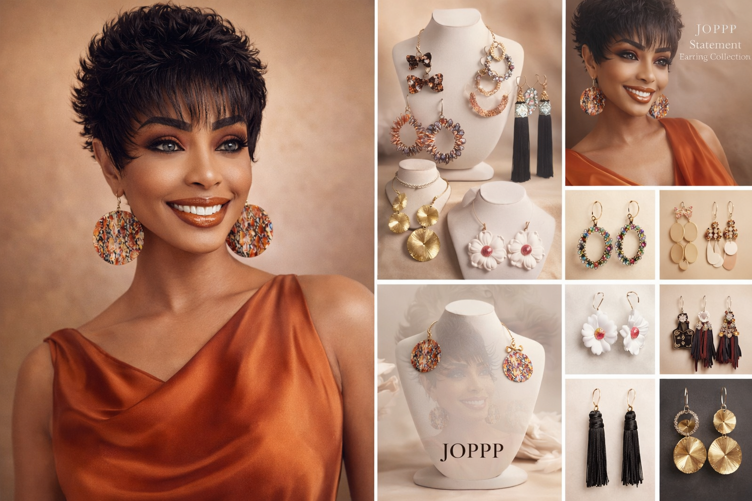 Jewels of Peace Prosperity and Perseverance Earrings