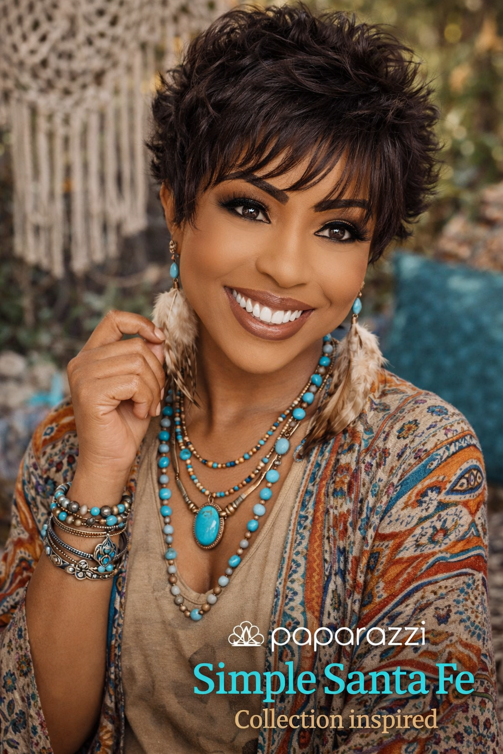 Jewels of Peace Prosperity and Perseverance Simple Santa Fe Fashion Fix Set