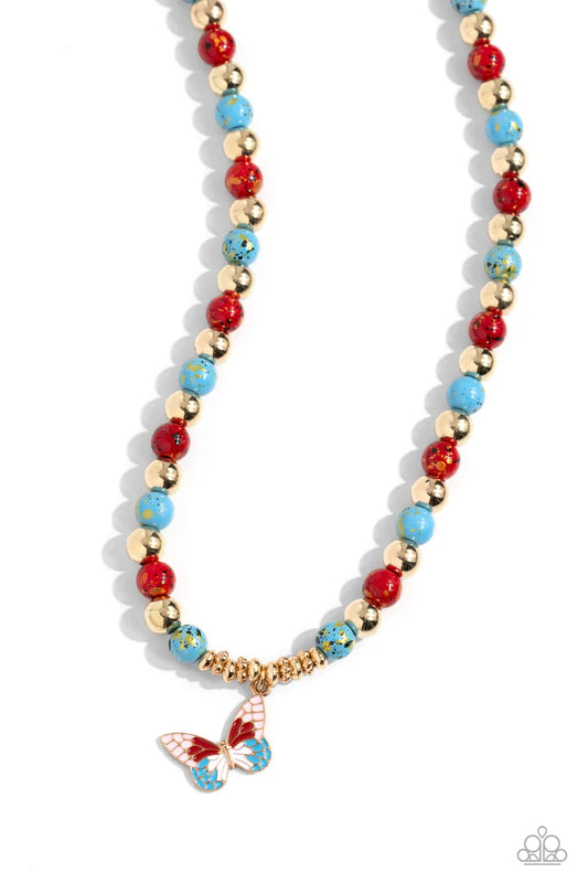 Speckled Story Red