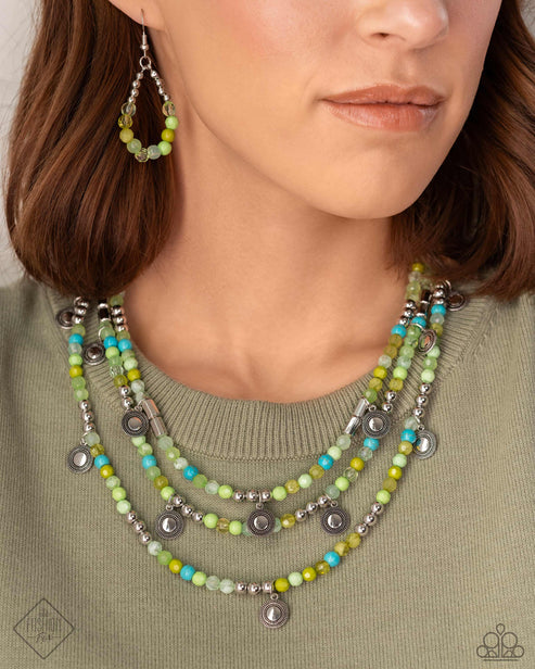 Piquant Pattern Poignant Pairing Green