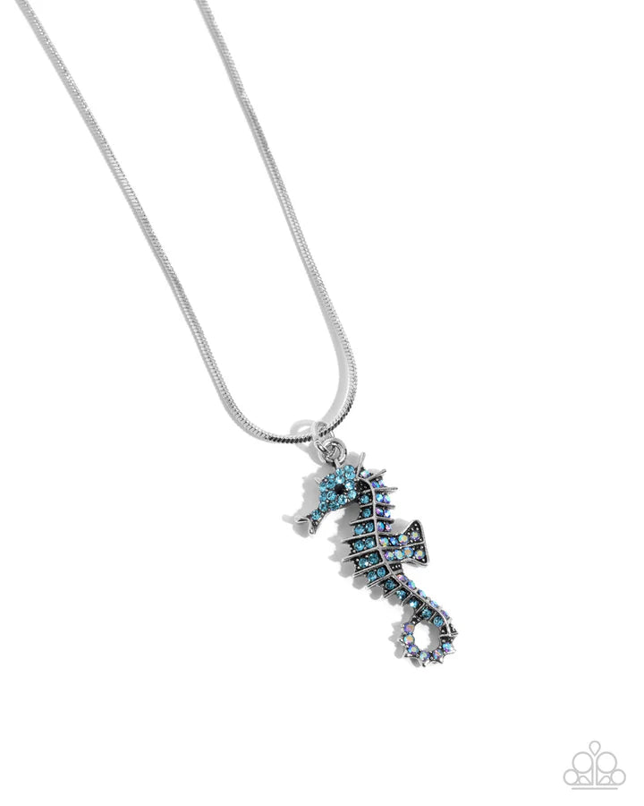 Seahorse Shanty Blue