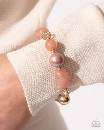 Beaded Blessing Beaded Backing Brown