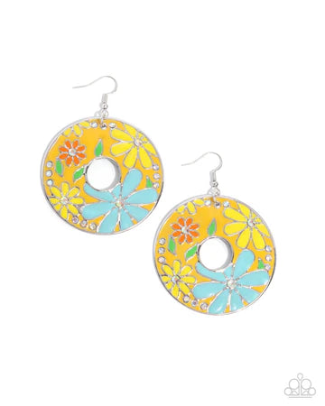 Embroidered Elegance Yellow