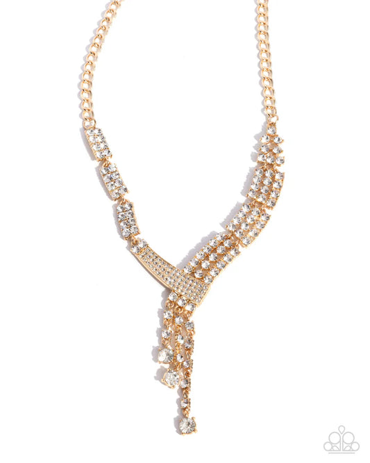 Diagonal Dazzle Gold