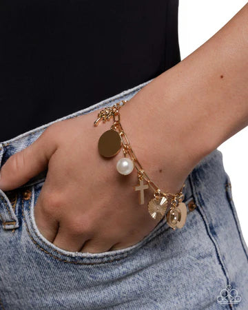 Luminous Layers Sacred Shimmer Charm Commitment Gold