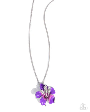 Floral Front Purple