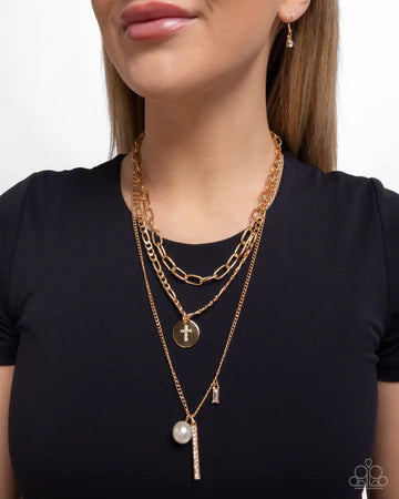 Luminous Layers Sacred Shimmer Charm Commitment Gold