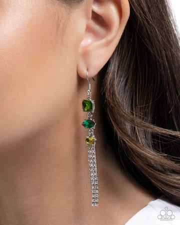Glimpse of Grunge Mismatched Moment Symmetrical Statement Green
