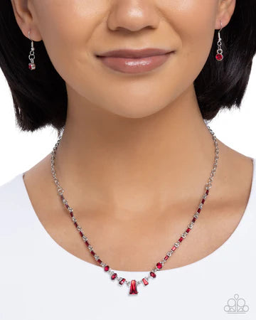 Boyfriend's Gift Polished Pattern Strategically Shimmery Red