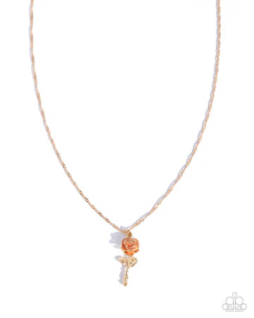 A Single Rose Orange