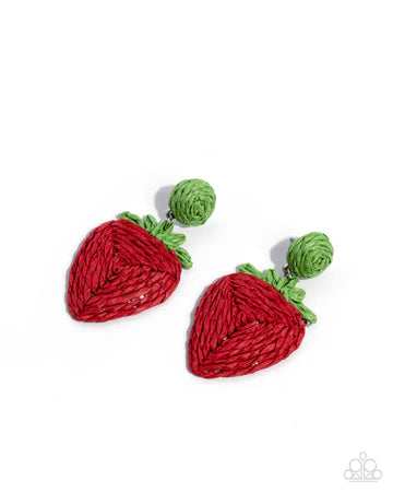Strawberry Silhouette Red