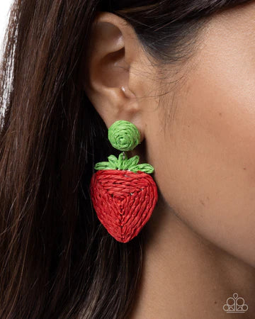 Strawberry Silhouette Red