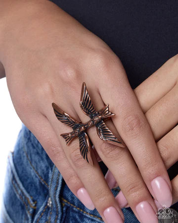 Free-Spirited Feathers Copper