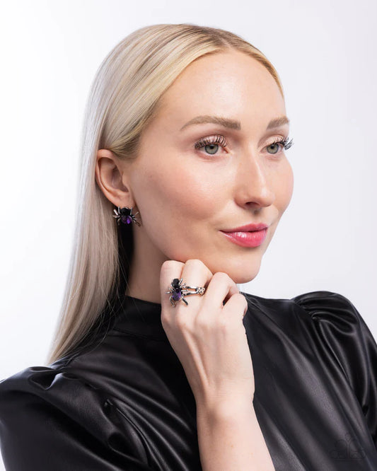 Black Widow Spider Bite Purple