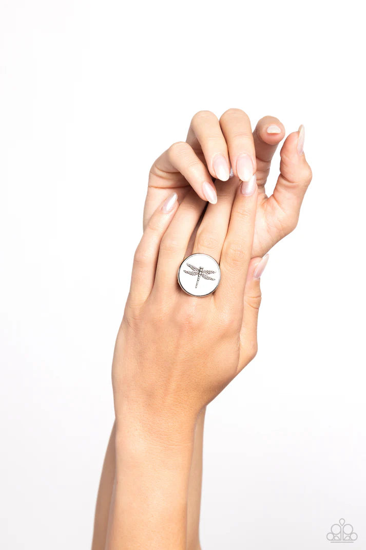 Debonair Dragonfly White