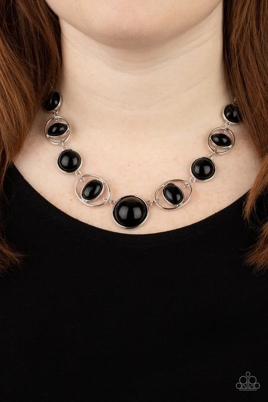 Eye of The BEAD-holder Colorfully Coiled Black
