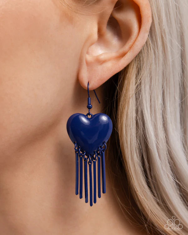 Flirty Fringe Blue