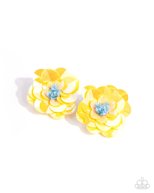 Floating Florals Yellow