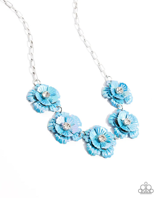 Flower Chain Blue