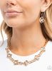 Square Silhouette Striking Shimmer Gold