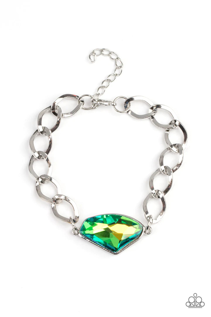 Galactic Grunge Iridescent Green