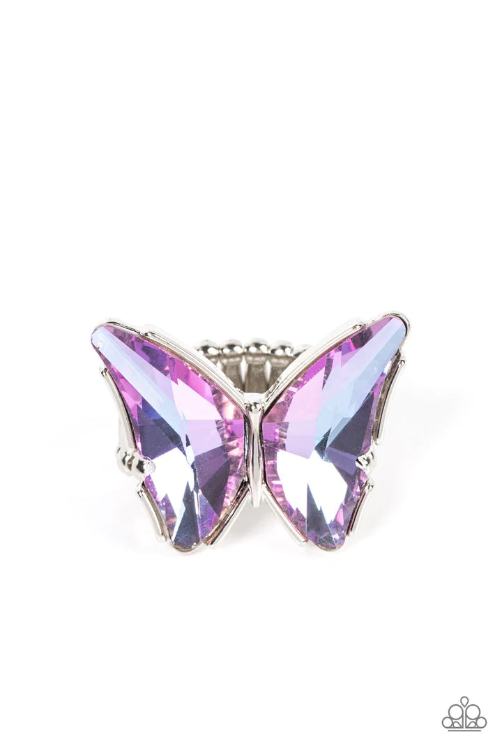 Fluorescent Flutter Purple Multi