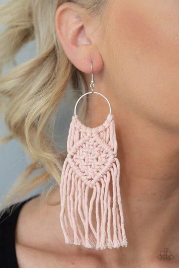 Macrame Rainbow Pink