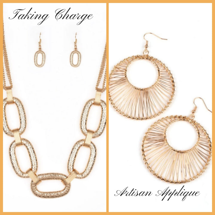 Taking Charge Artisan Applique Gold